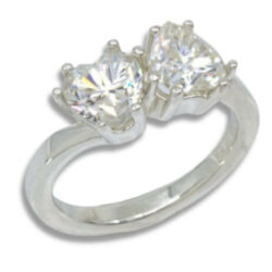 Friendship Hearts Lab Created Ring