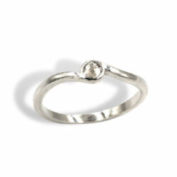 Pearl Swirl Band Ring Mounting