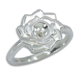 Flower Pearl Ring Mounting