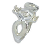 Pearl Accented Split Shank Ring Mounting