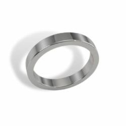 Sterling Silver Plain Wedding Band
