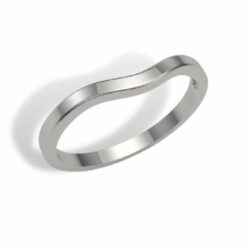 Shallow Curve Matching Wedding Band