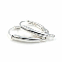 Sterling Dangle Shield Leverback