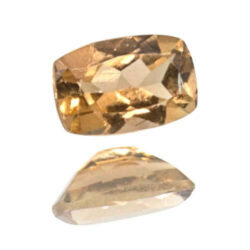 Honey Tourmaline 6x4mm Cushion Cut