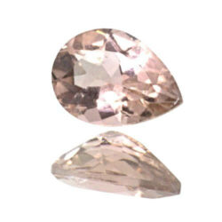 Peach Pink Tourmaline 7x5mm Pear