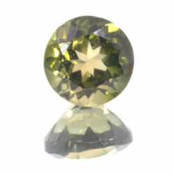 Green Tourmaline 6mm Round 1.01ct