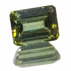 Green Tourmaline 8x6.1mm Emerald Cut 2.14ct