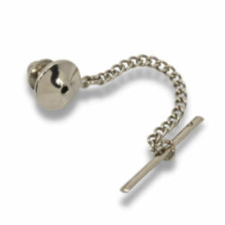 White Color Base Metal Tie Tack Backs