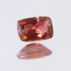 Orange Tourmaline 6x4.1mm Cushion Cut 0.50cts
