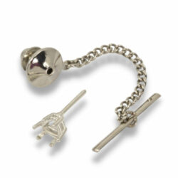 Trillion 6mm Tie Tack and Back