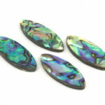 Abalone Elongated Ovals - 4 Pack
