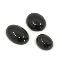 Black Onyx Oval Cabochons