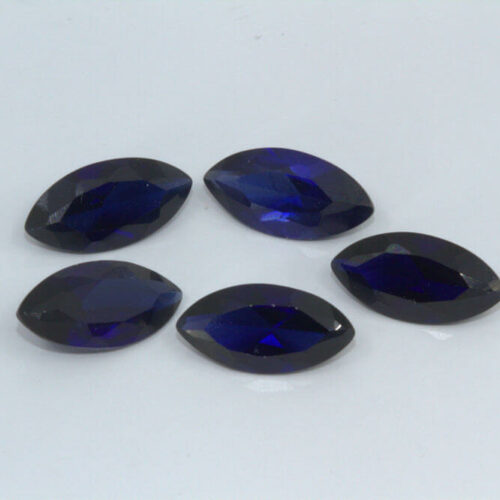 Lab Blue Sapphire 10x5mm Marquise 5 Pack Clearance