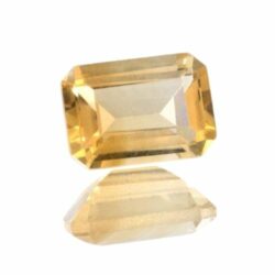 Natural Golden Citrine Emerald Cuts