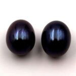 Cultured Fresh Water Drop Pearls - Black