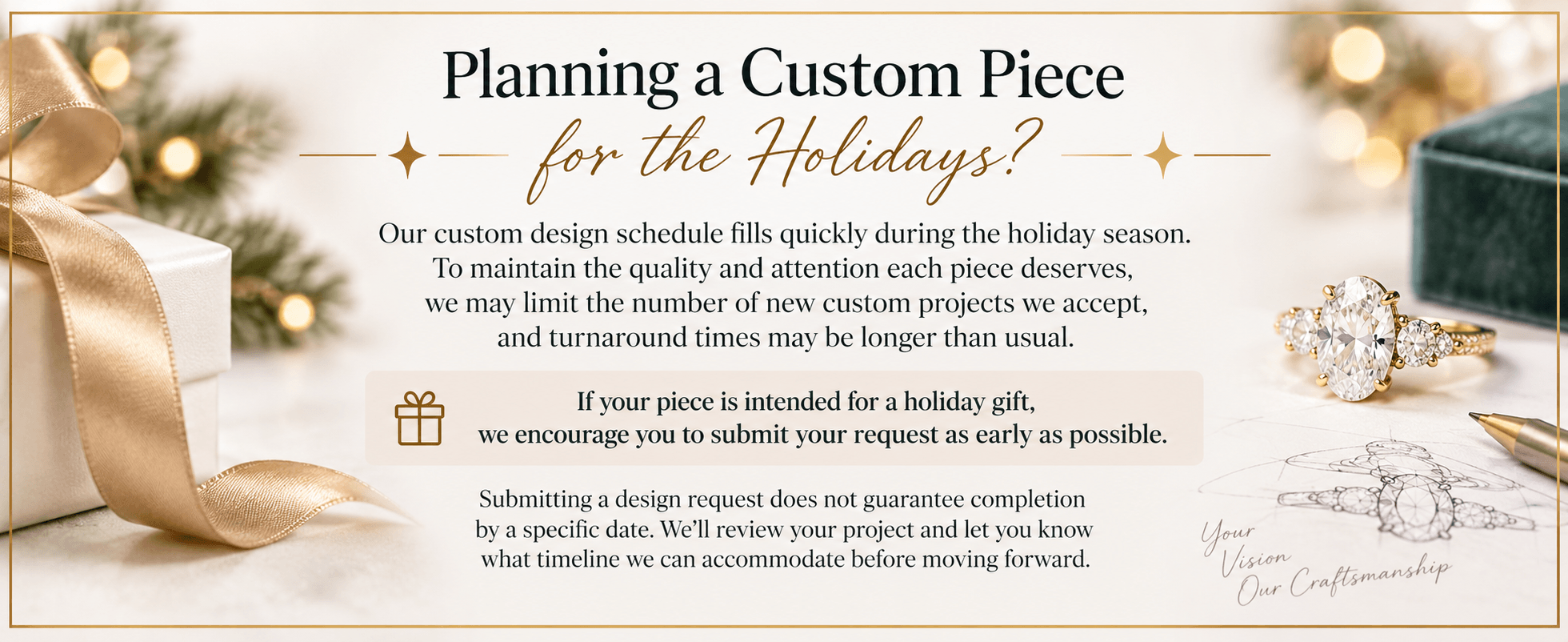 Holiday Custom Schedule