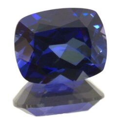Lab Created Blue Sapphire Elongated Cushion Cut