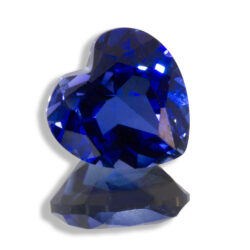 Lab Created Blue Sapphire Hearts