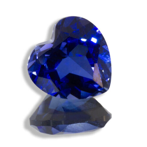 Lab Created Blue Sapphire Hearts