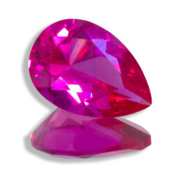 Lab Created Bright Pink Sapphire Pears