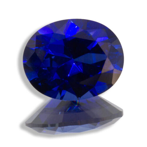 Lab Created Blue Sapphire Ovals