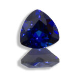 Lab Created Blue Sapphire Trillions