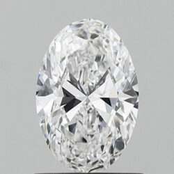 Lab Created Diamond Oval Cut 6x4mm DEF VS