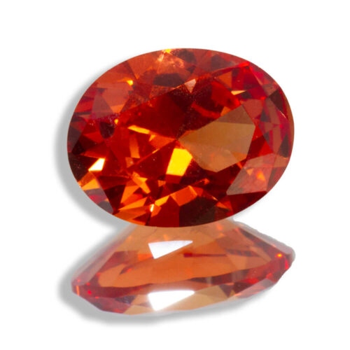Lab Created Padparadscha Sapphire Ovals