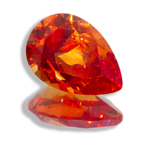 Lab Created Padparadscha Sapphire Rounds