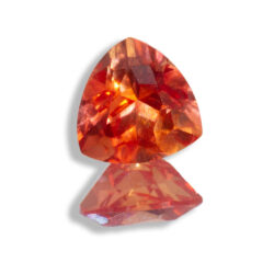 Lab Created Padparadscha Sapphire Trillions