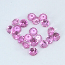 Lab Pink Sapphire 2.5mm Rounds