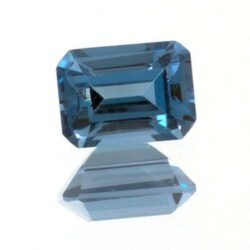 London Blue Topaz Emerald Cuts