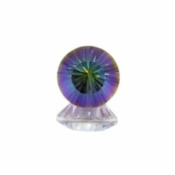 Magic Blue Round Concave Cuts