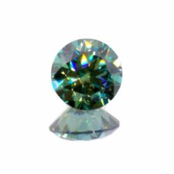 Green Moissanite Rounds