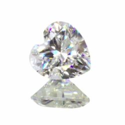 Synthetic Moissanite Hearts
