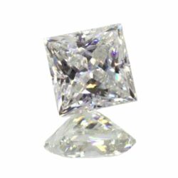 Synthetic Moissanite Princess Cuts