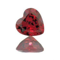 Mozambique Garnet Hearts