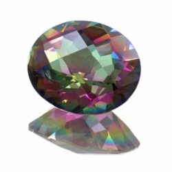 Mystic Topaz Oval Checker Top