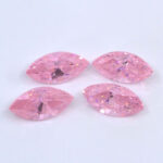 Pink Cubic Zirconia 12x6mm Marquise