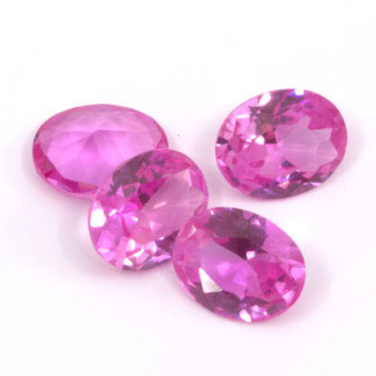 Lab Created Pink Sapphire 10x8mm Oval Clearance Pack
