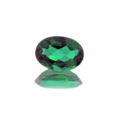 Simulated Emerald Ovals
