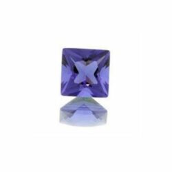 Simulated Tanzanite Princess Cuts