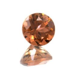 Orange Apricot Tourmaline Round