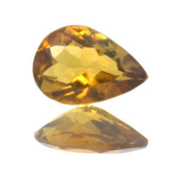 Orange Yellow Tourmaline 0.57ct Pear
