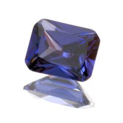 Tanzanite Cubic Zirconia Emerald Cuts