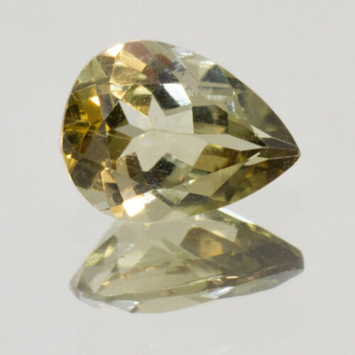 Sage Green Tourmaline 8.1x6.1mm Pear 1.20cts