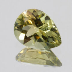Green Tourmaline Pear 8x6mm 1.07ct