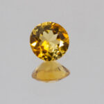 Yellow Orange Tourmaline 5mm Round 0.43ct