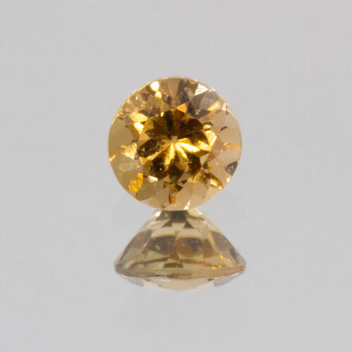 Orange Green Tourmaline 5mm Round 0.56ct
