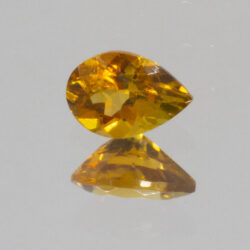 Orange Green Tourmaline 5.9x4.1mm Pear 0.41ct